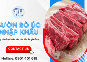 Sườn bò Úc nhập khẩu - Sự lựa chọn hoàn hảo cho bữa ăn gia đình