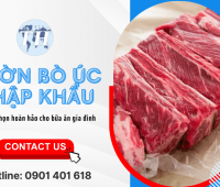 Sườn bò Úc nhập khẩu - Sự lựa chọn hoàn hảo cho bữa ăn gia đình